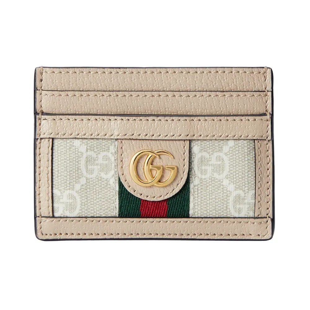 カードケース・名刺入れ GUCCI 25SS Beige GG Ophidia Card Wallet 523155 UULAG 9682 オフィディア〕 GG カードケース ウォレット (コイン＆紙幣入れ