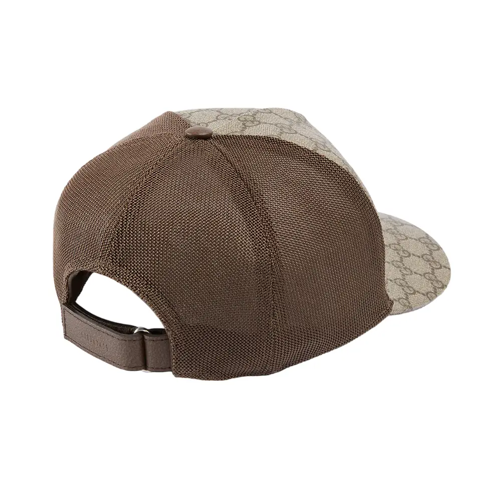 Gucci GG Supreme Baseball Hat Beige Ebony – voilà.id