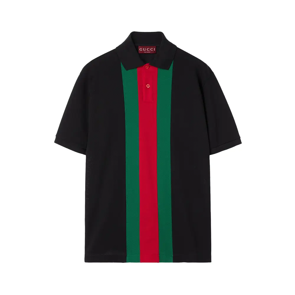 Cotton jersey T-shirt in black | GUCCI® US