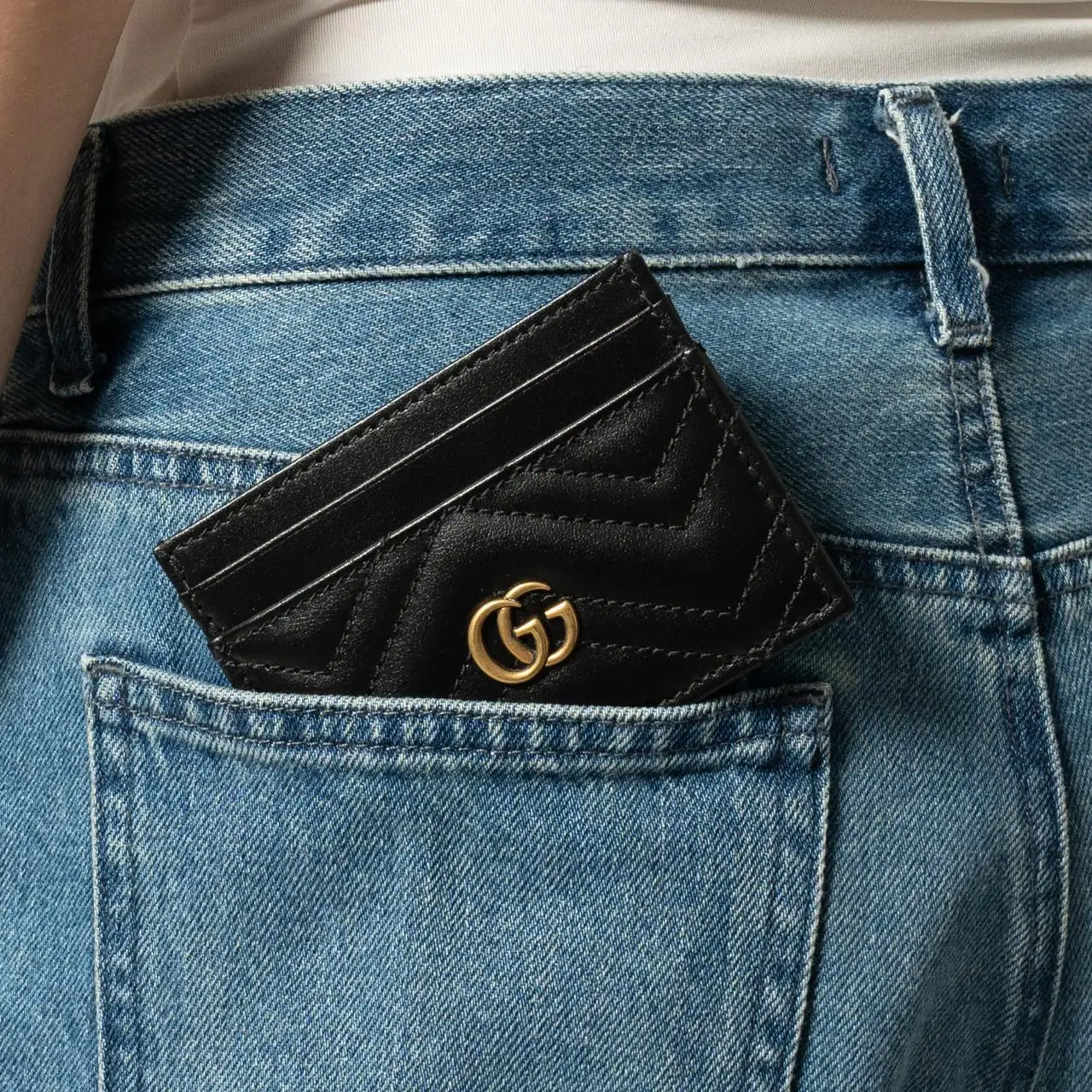 Gucci GG Marmont Card Case GG Black – voilà.id