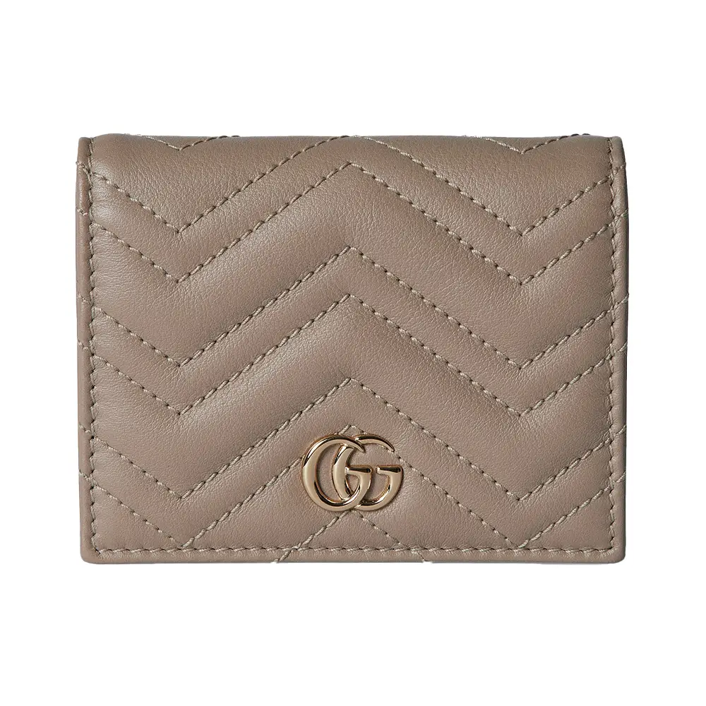 Gucci GG Marmont Card Case Wallet Rosso Ancora Red – voilà.id