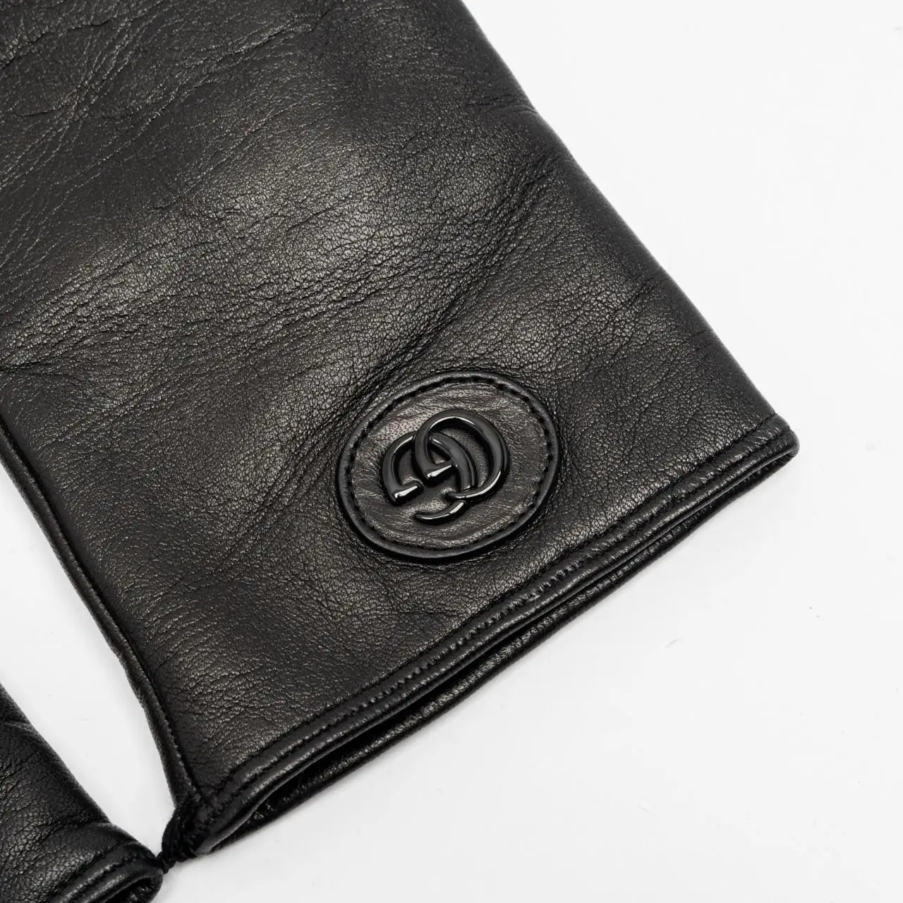 小物 GUCCI Leather Gloves With Interlocking G Leather gloves with Horsebit in black | GUCCI® FR