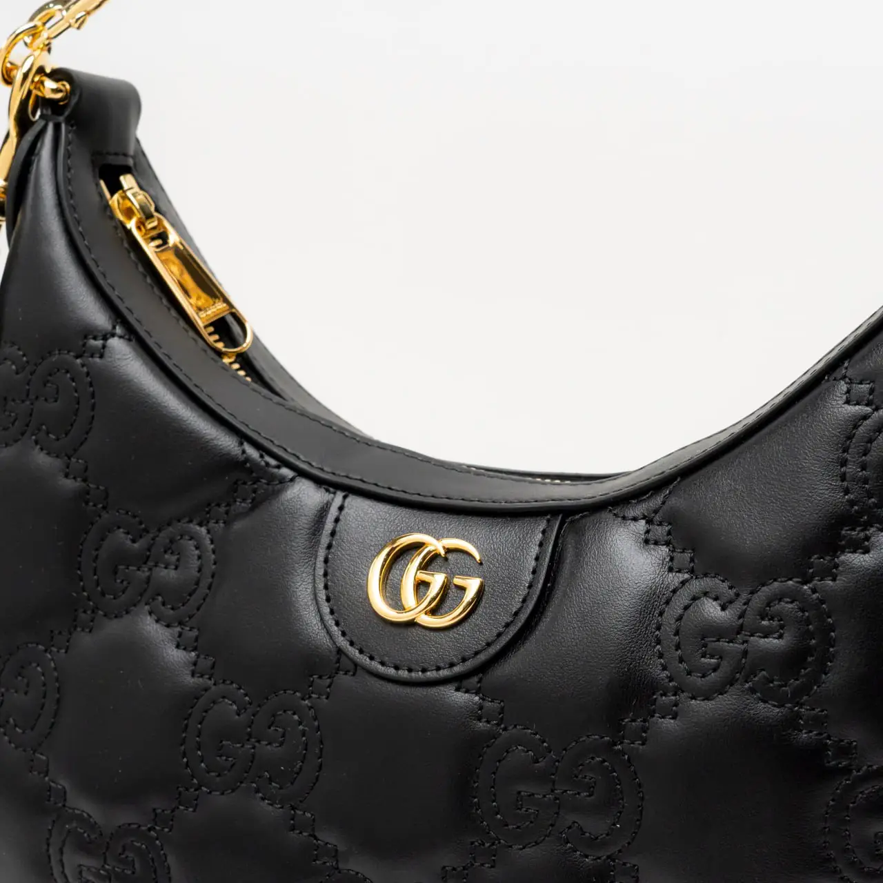 Gucci GG Matelassé Small Shoulder Bag Black – voilà.id