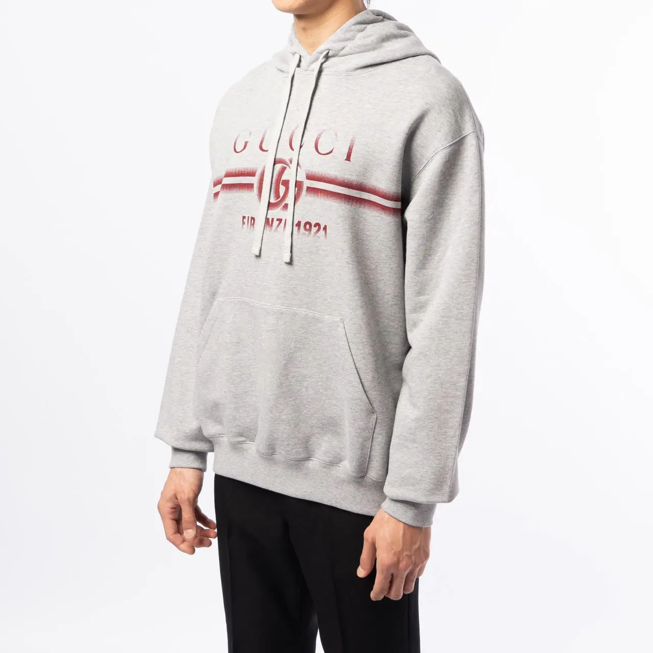 Gucci Double G Firenze 1921 Faded Print Hooded Sweatshirt