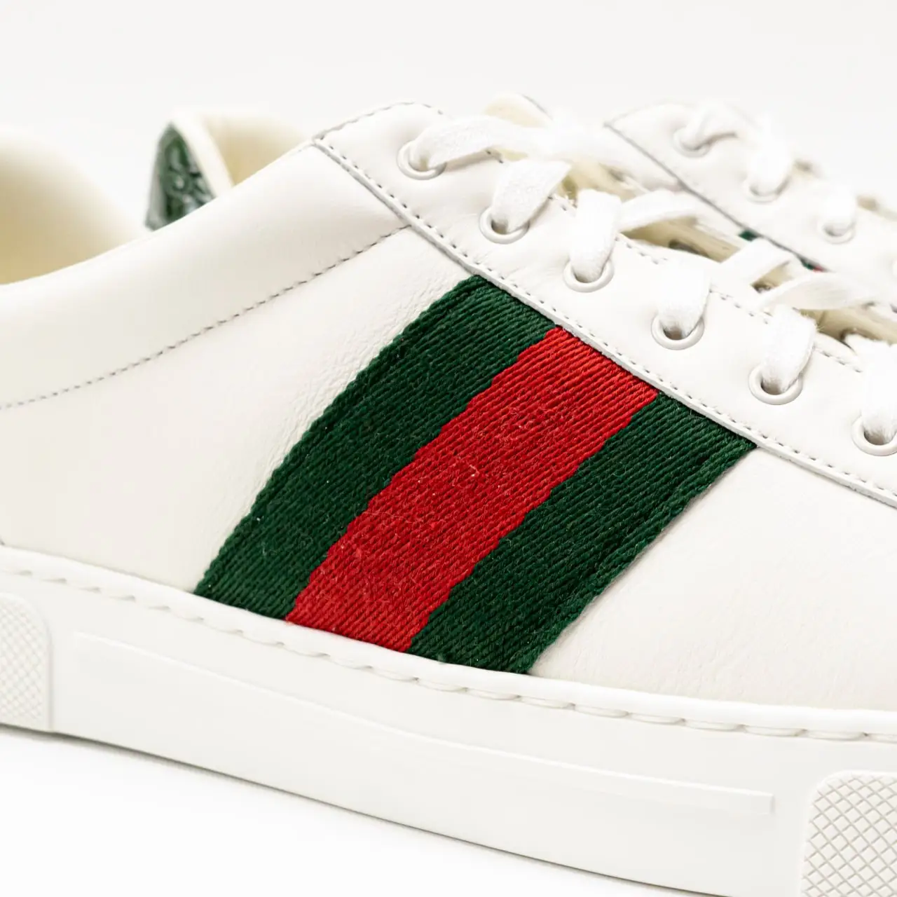 Gucci fashion ace leather white