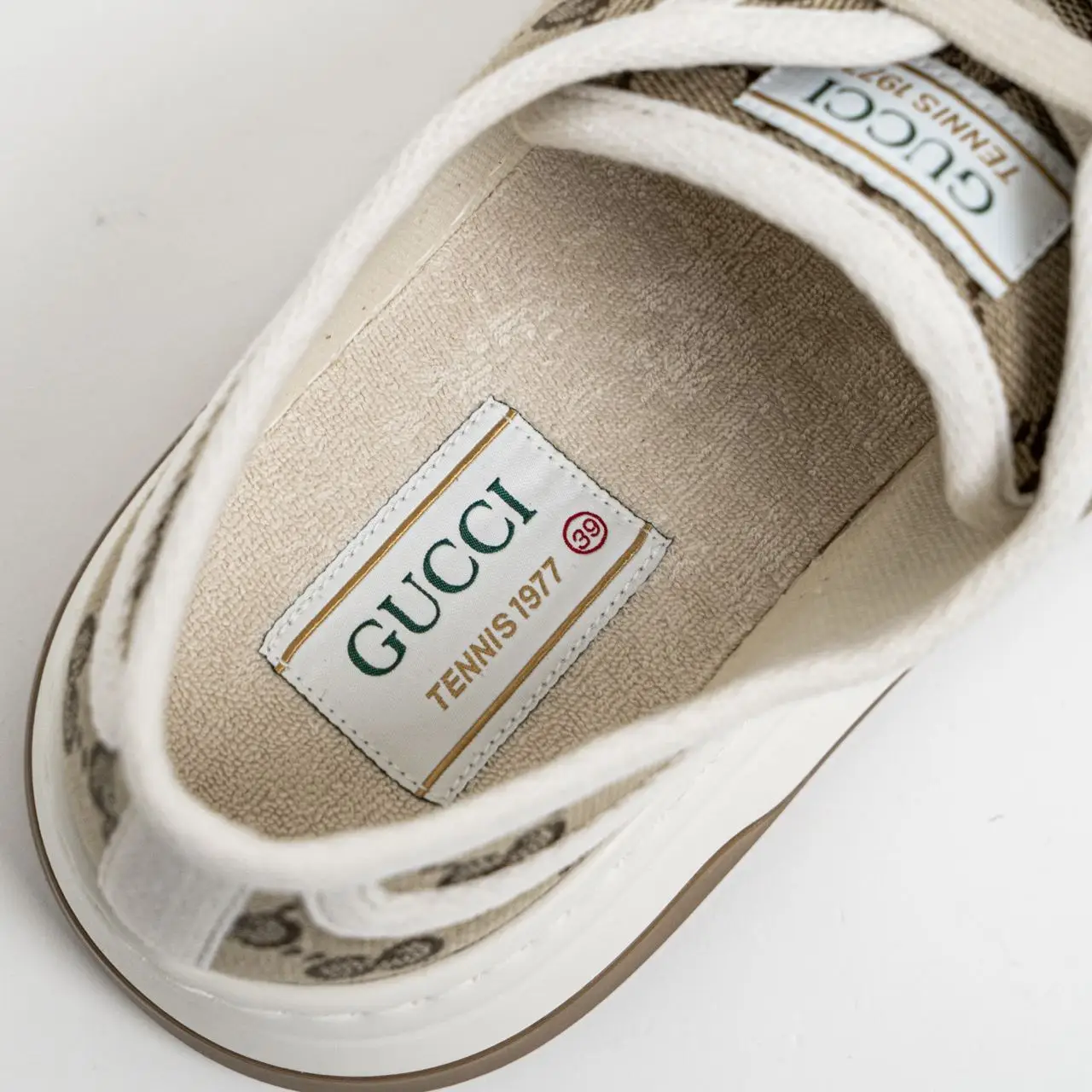 GUCCI｜SNEAKERS (746766 20Q20 9745) WMNS) Gucci GG Sneaker 'Interlocking G - Beige' 746766-20Q20