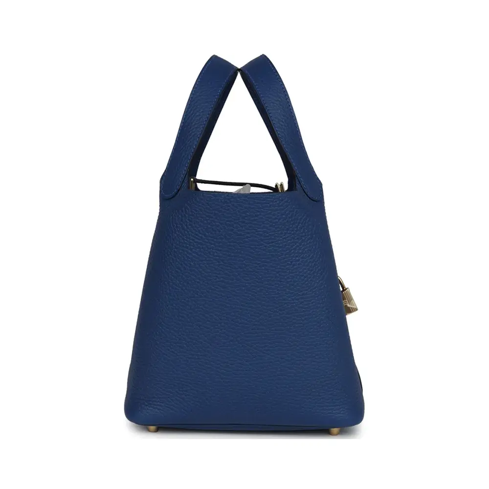 Hermès Picotin 18 Blue Tie Taurillon Clemence Phw W – voilà.id