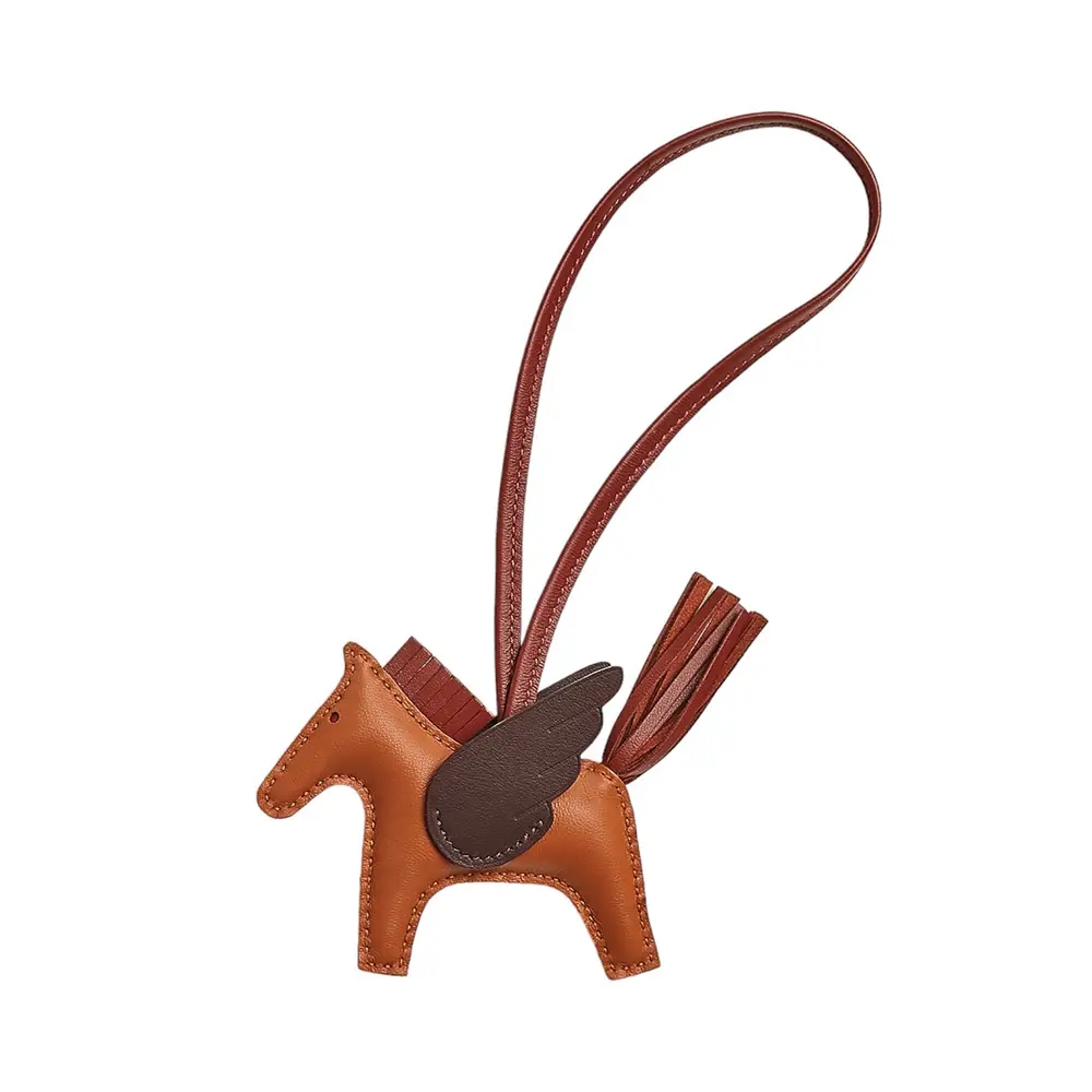 Hermès Rodeo PM Charm Pegasus Pain D'épice / Sienne / Moka