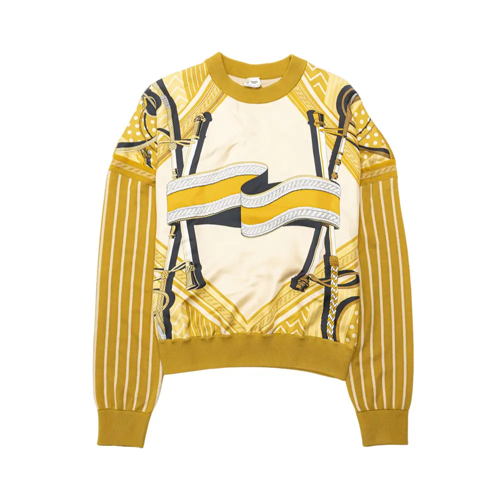 ☆HERMES☆極美品☆Poste aux Lettres☆ツイルレーヌ☆ニット