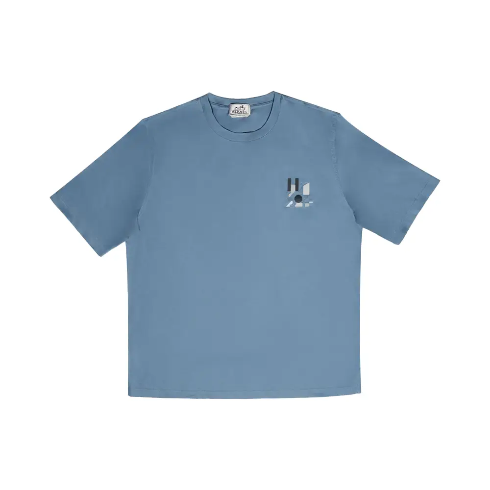 【シンプルでオシャレ♪】HERMES llerie au Carre Tシャツ 上品にスタイルアップ◎】HERMES Metallerie au Carre Tシャツ