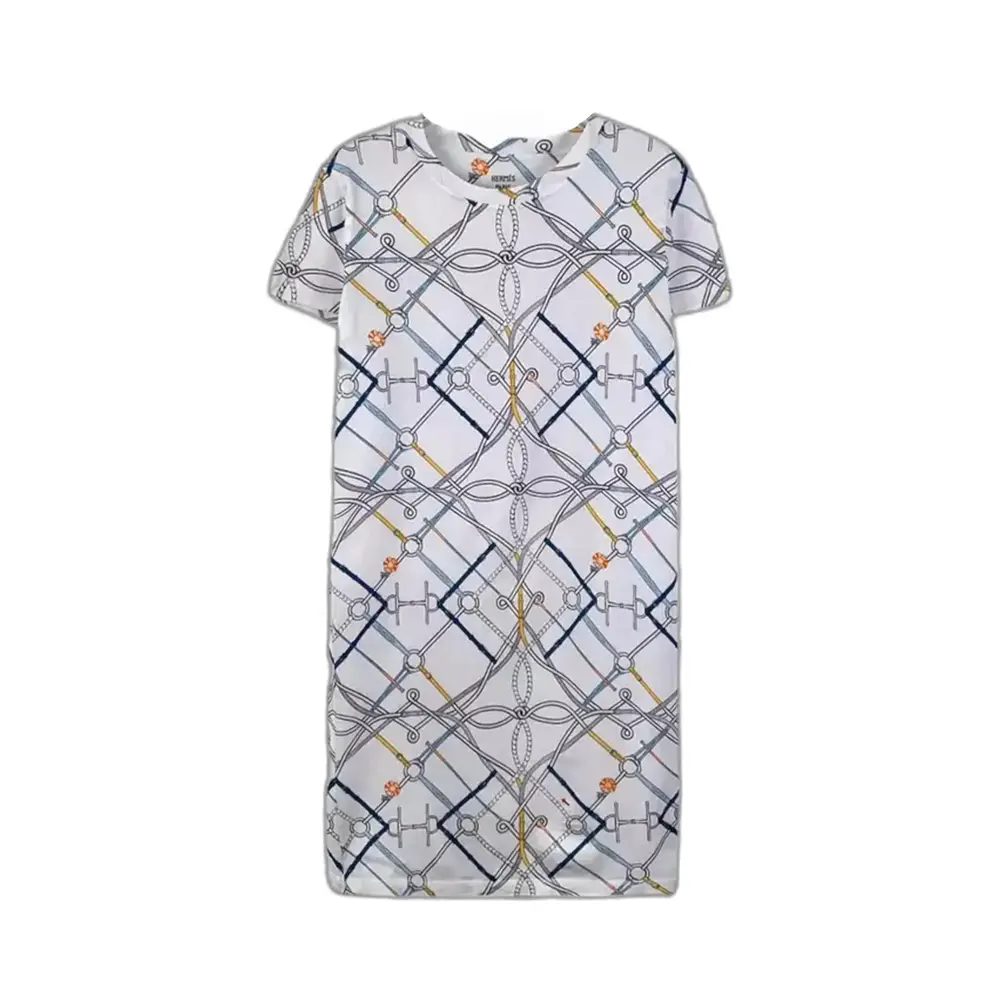 Hermès Parcours Sans Faute Straight Dress Blanc – voilà.id