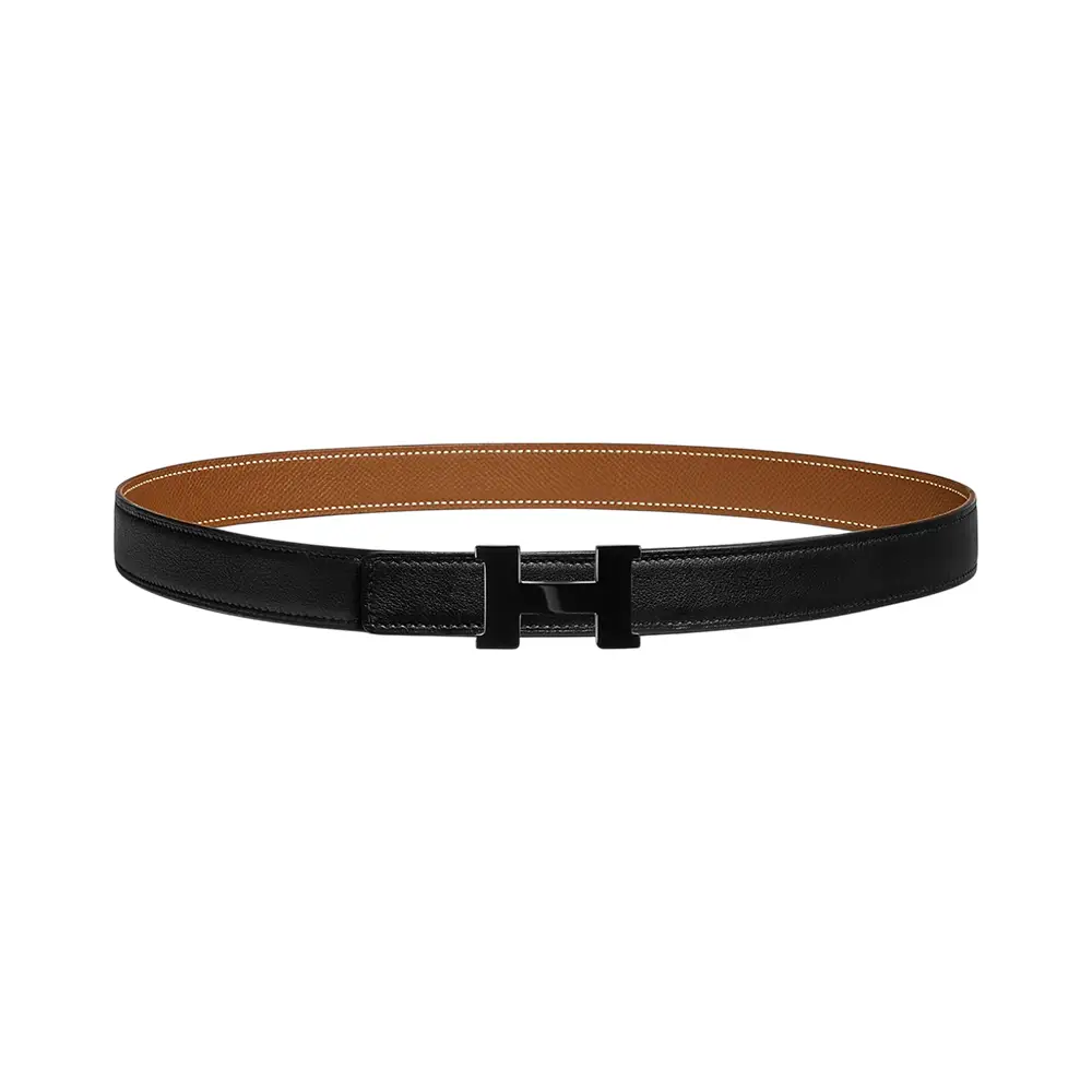 Christian Dior D-Treasure Smooth Calfskin Belt 20mm White