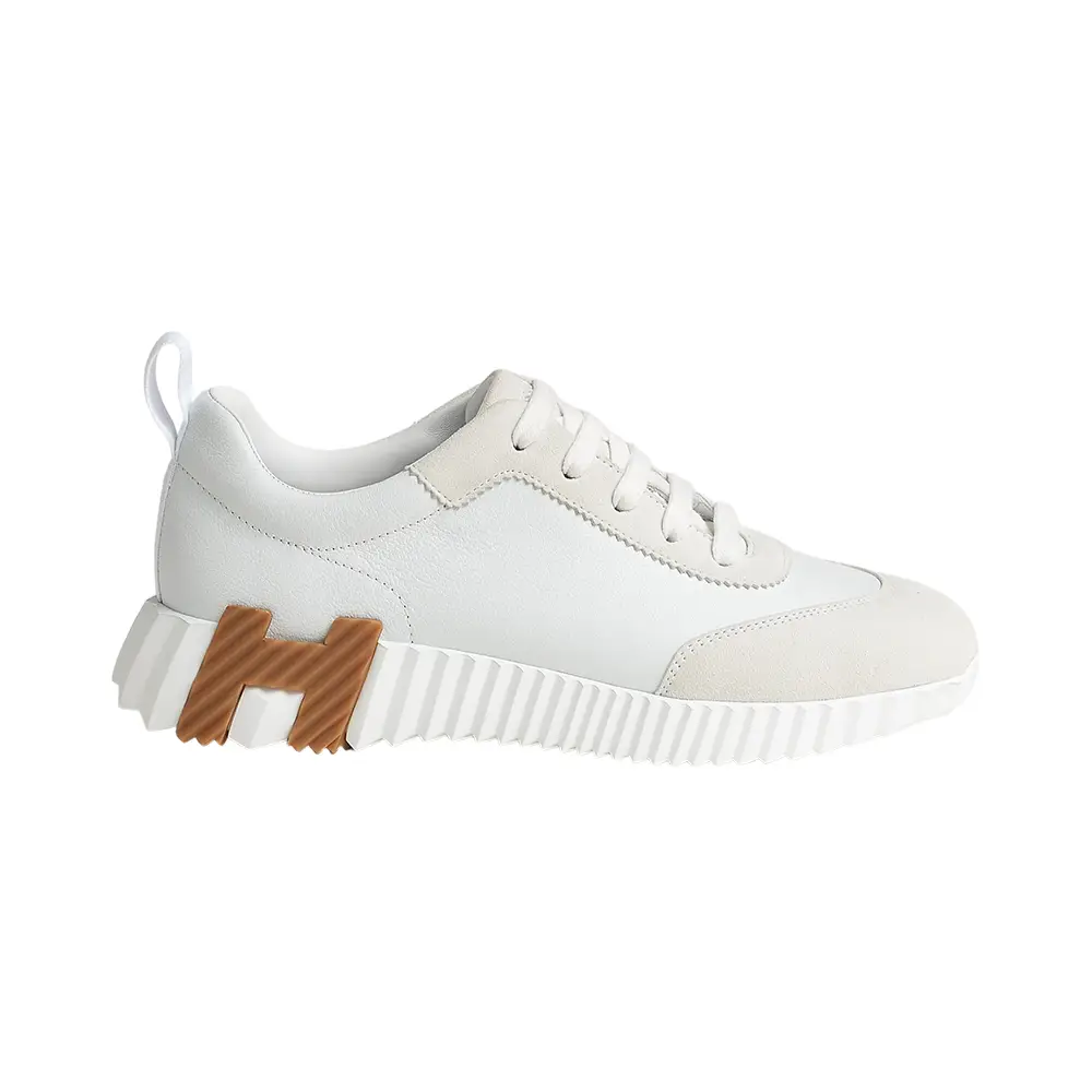 ★Hermes★Bouncing Sneakers Calfskin Suede Goatskin★Blanc 2product-H242810ZH-90-Xms-2024