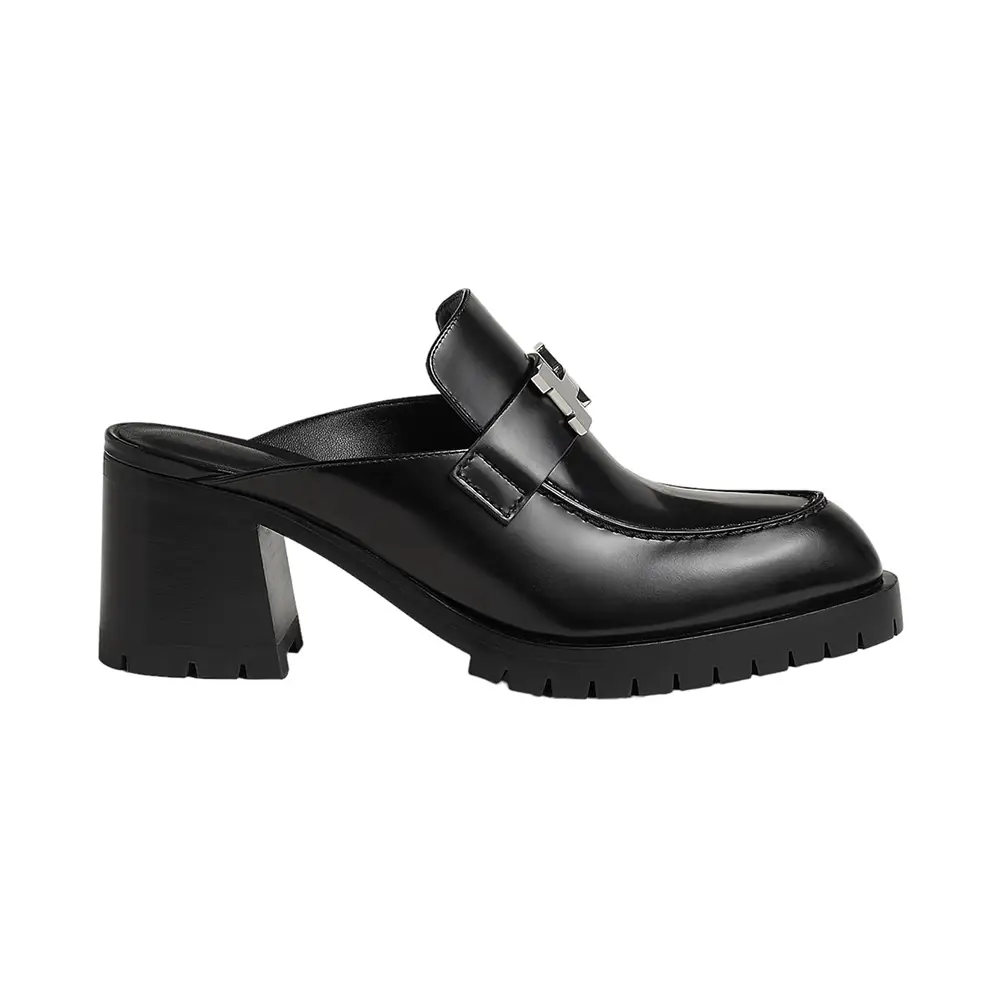 Hermès Flore 60 Mule Heels Black Phw – voilà.id