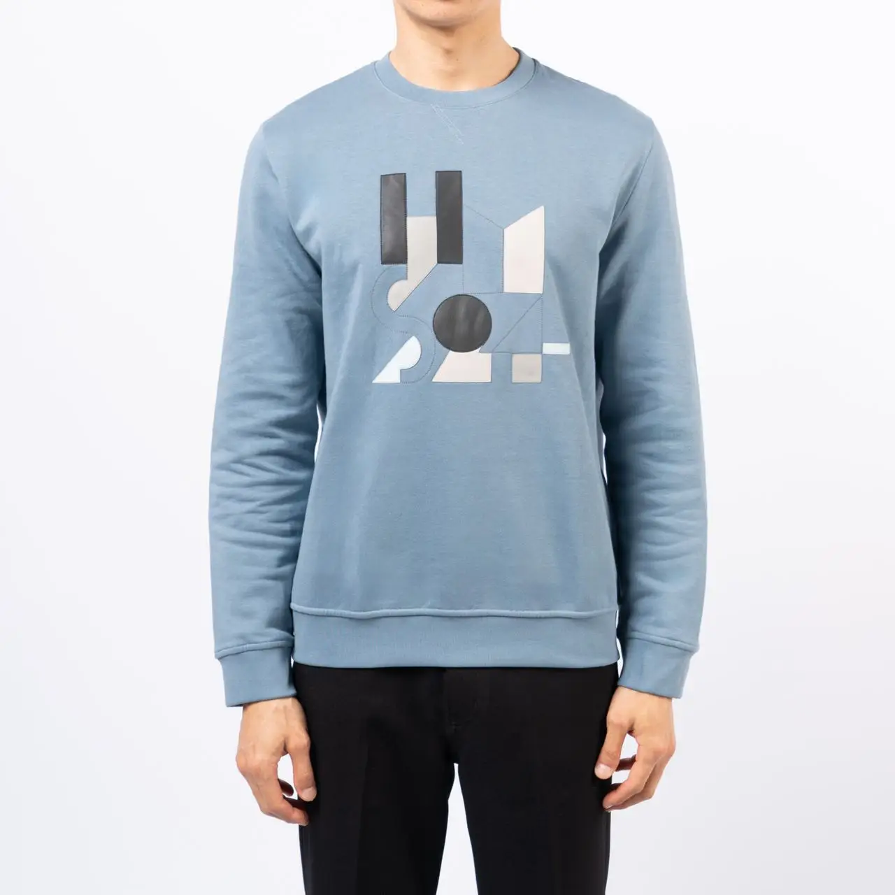 【斬新なデザイン★】HERMES★≪Jeu d'Adresse≫ スウェット Hermès Jeu d'Adresse Patch with Leather Detail Sweatshirt