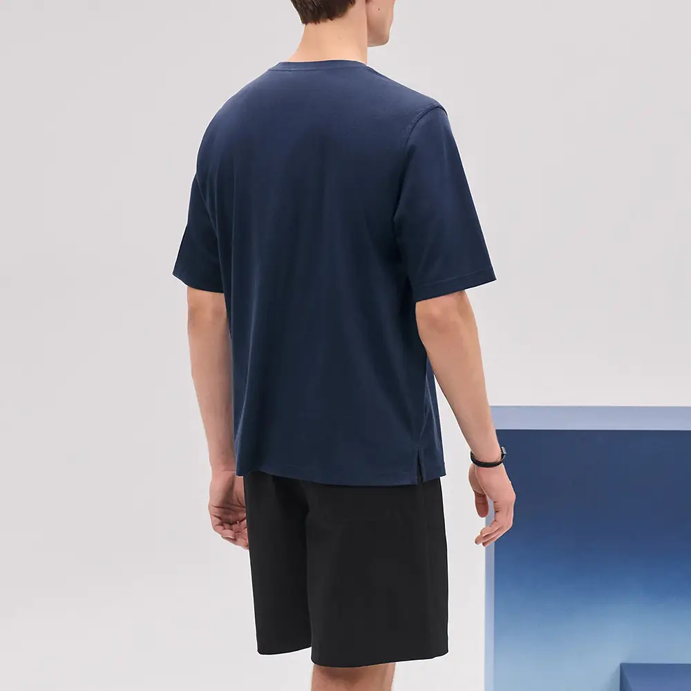 Hermès H Puzzle with Leather Detail T-Shirt Ocean – voilà.id