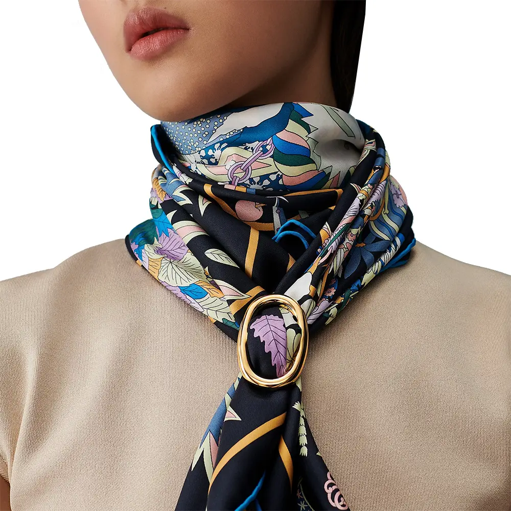 Hermès Chaine d'Ancre Scarf Ring Permabrass – voilà.id