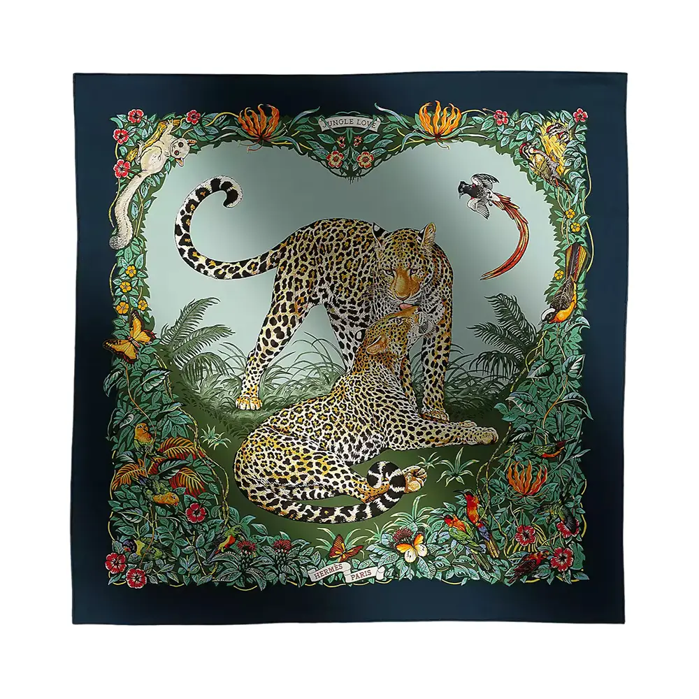 XssWLove様　HERMES100%SILK100%Angora大判マフ XssWLove様 HERMES100%SILK100%Angora大判マフ