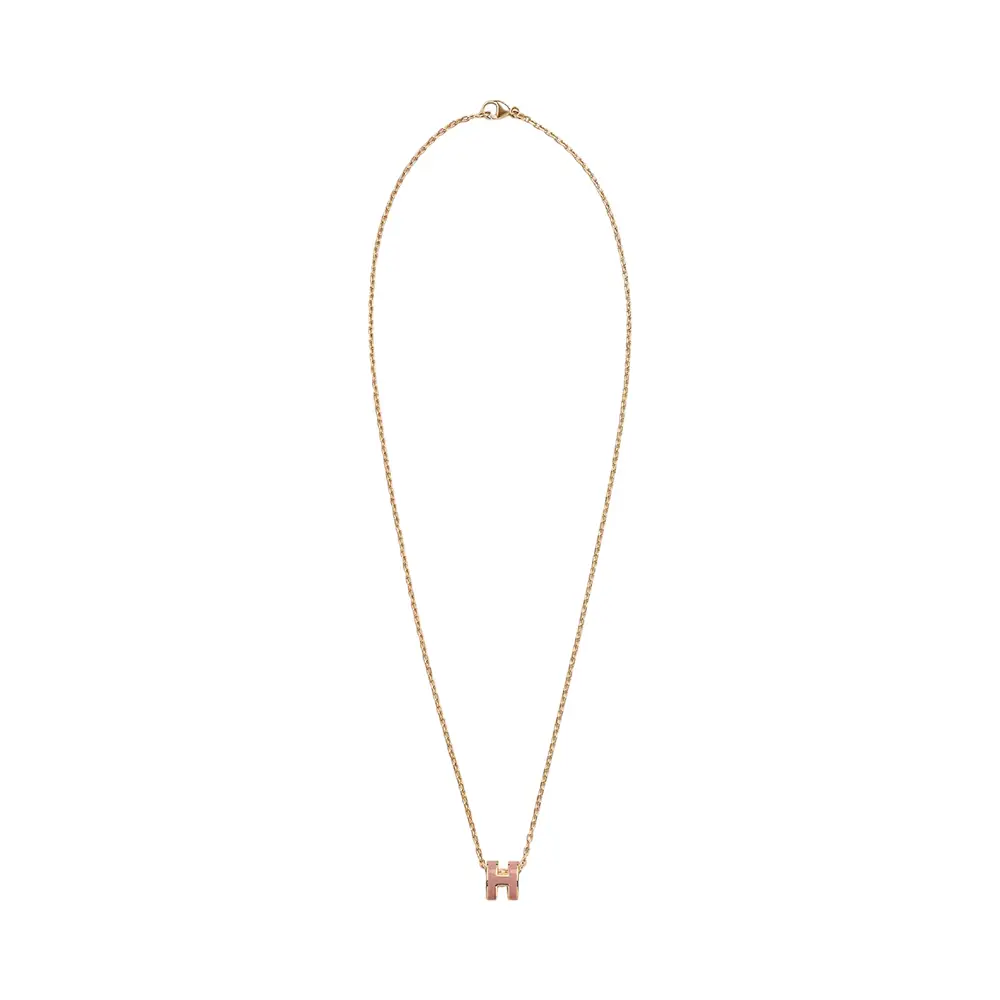 カラフル可愛い新作★Hermes Mini Maillon Pendant PM Rose Gold Mini Maillon pendant, small model | Hermès USA
