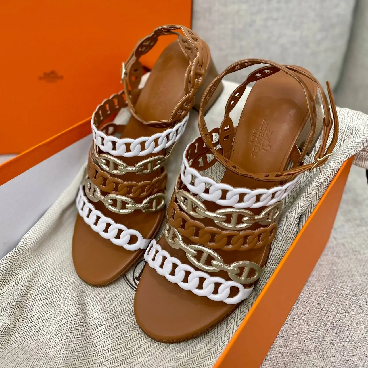セール【HERMES】Sandali Invincible 50 gigi-50-sandal--242219Z BA-