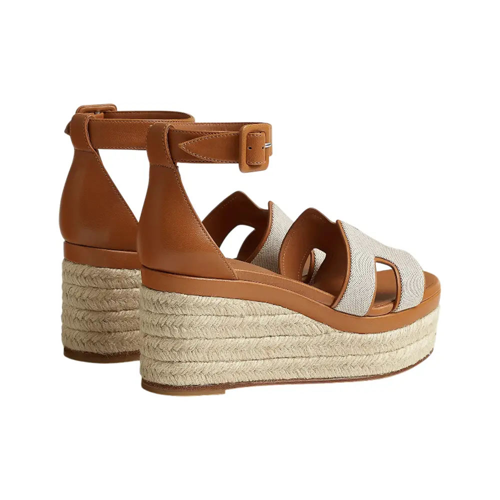 【上品♪】エルメス エスパドリーユ ELDA Noisette/Naturel エスパドリーユ 《エルダ》 | Hermès - エルメス-公式サイト