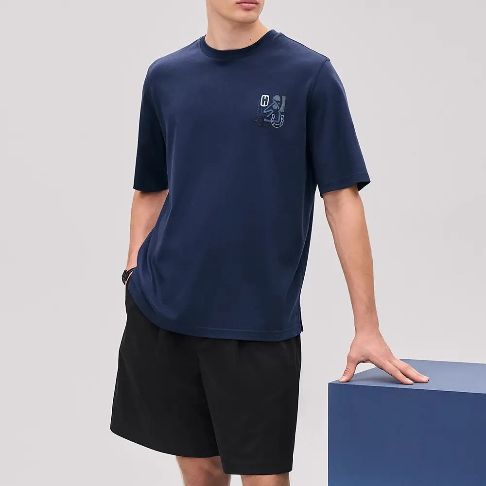 Hermès H Puzzle with Leather Detail T-Shirt Ocean – voilà.id