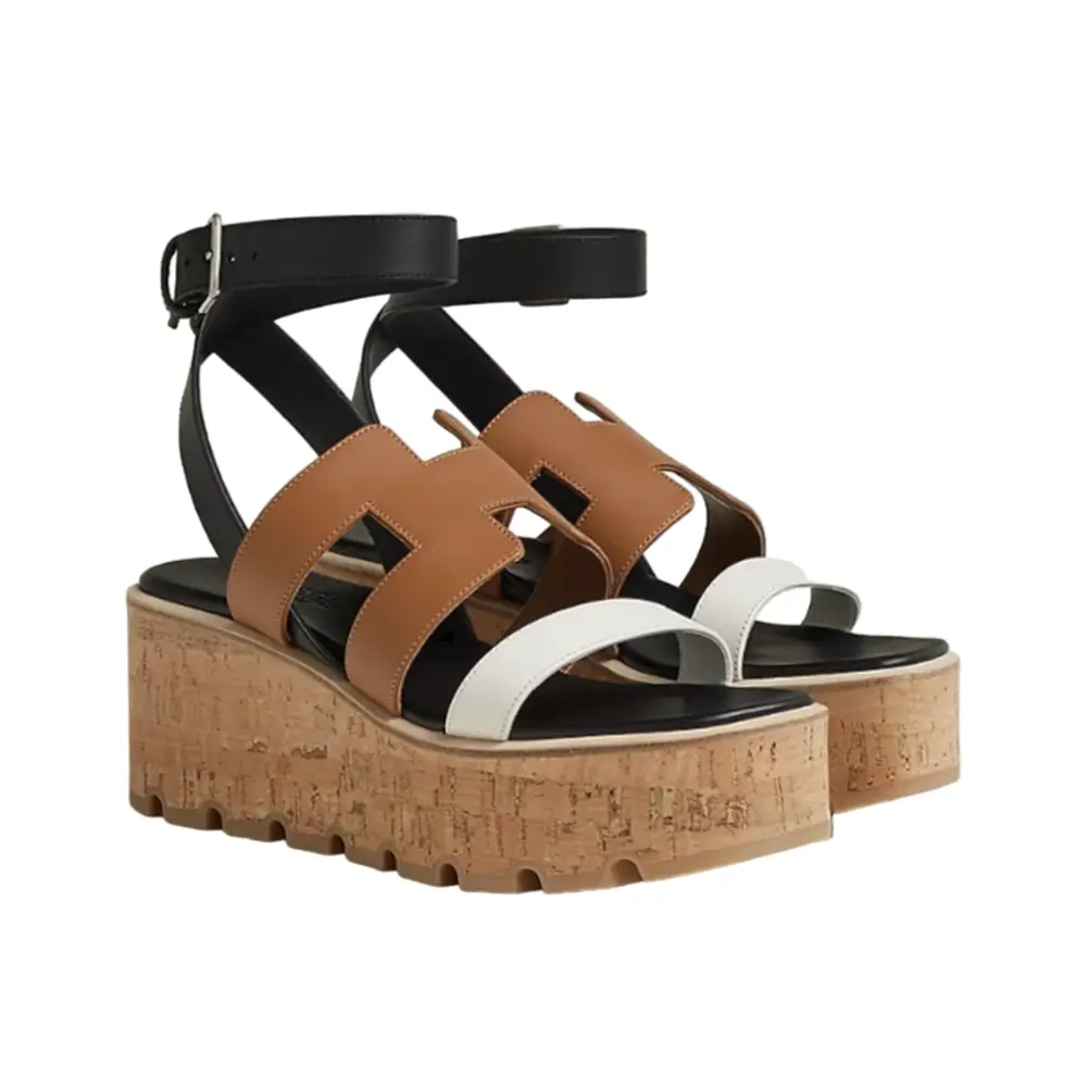 Hermes Havane 30 Sandals Black Multicolor – voilà.id