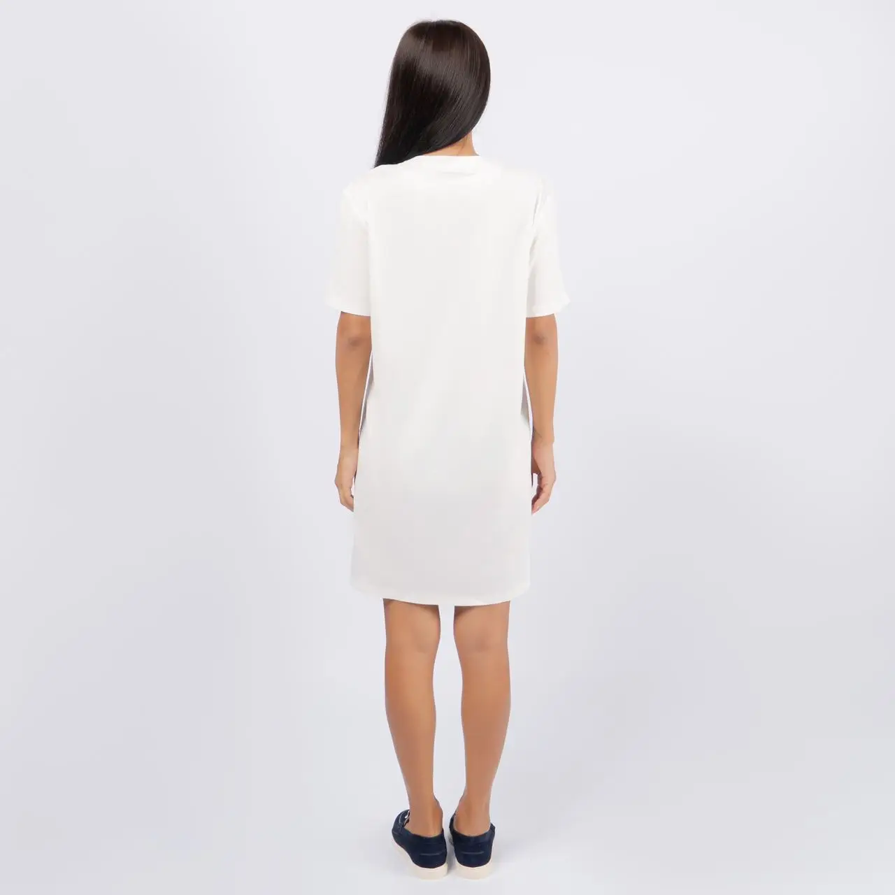 Hermès Effet Kaleidoscope T-Shirt Dress White – voilà.id