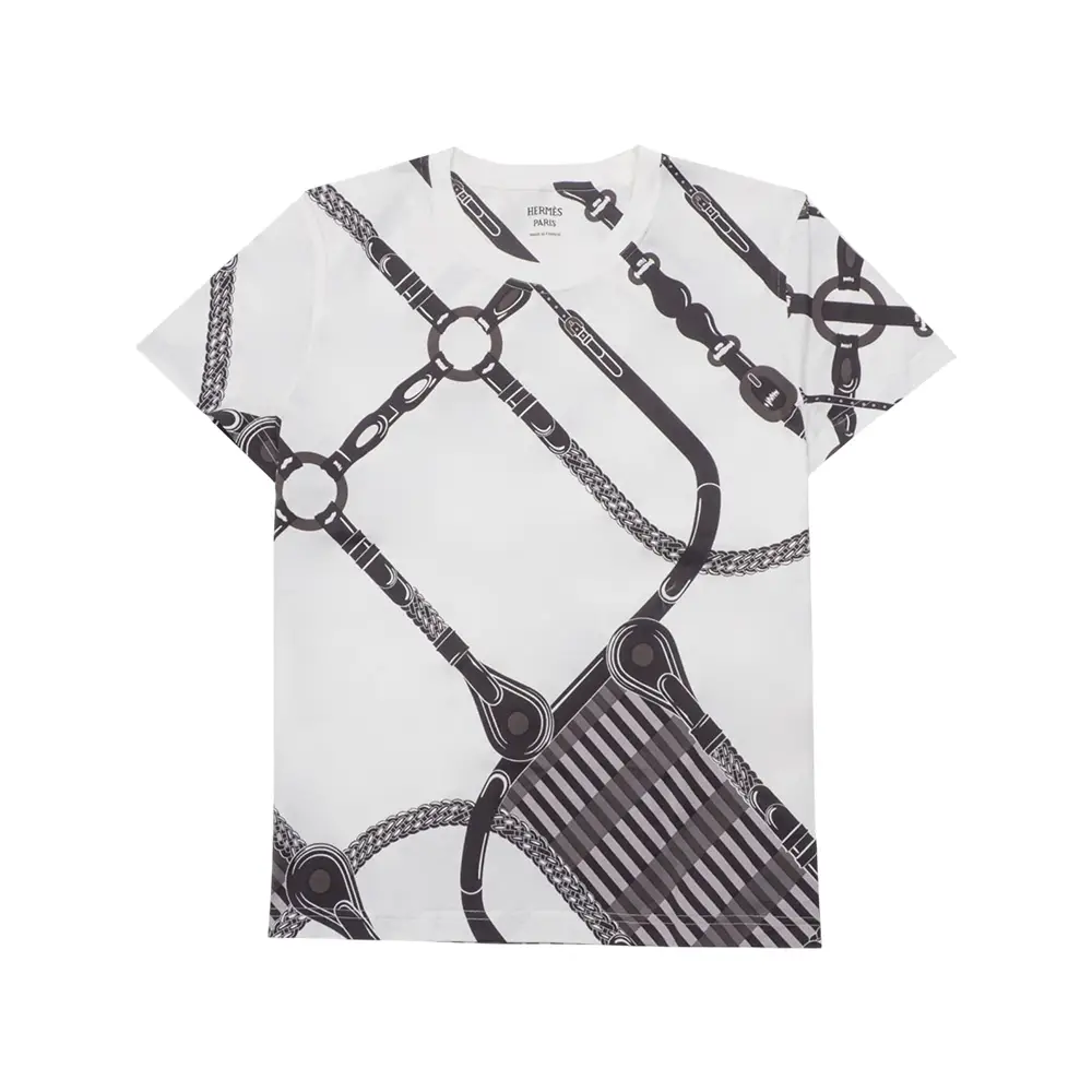 HERMES Tシャツ \"Mors a Jouets Detoure Tatoo\" t-shirt Hermès Mors A Jouets Detoure Tatoo T-Shirt White – voilà.id