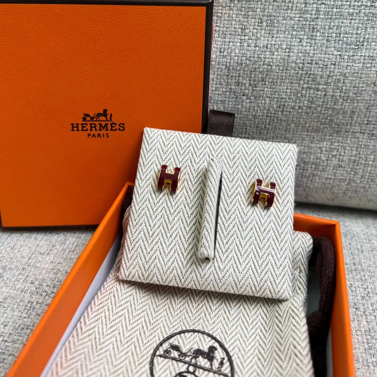 【コロッと可愛い】HERMES★Mini Pop H Earrings★ギフトにも◎ Mini Pop H earrings | Hermès USA