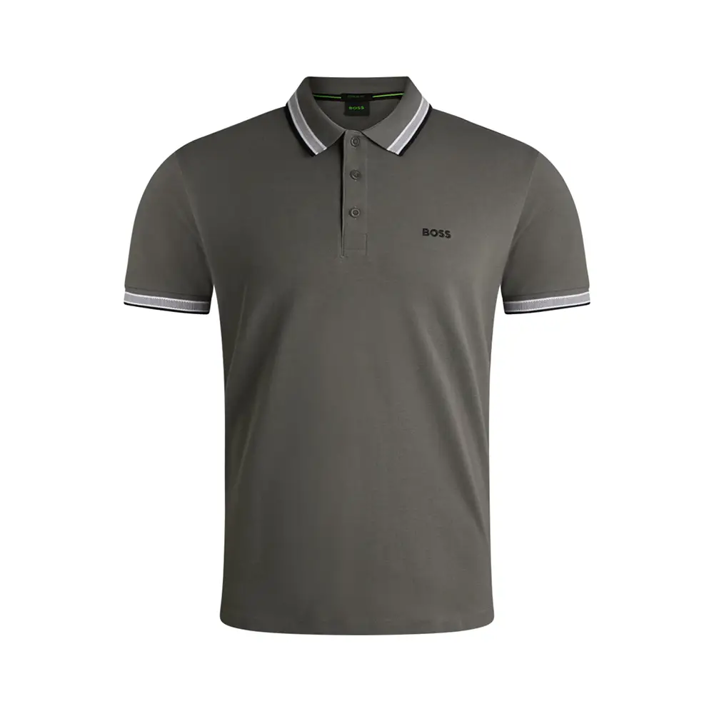 Hugo Boss Style Paddy Contrast Logo Polo Shirt Grey – voilà.id Hugo Boss Style Paddy Contrast Logo Polo Shirt Grey – voilà.id