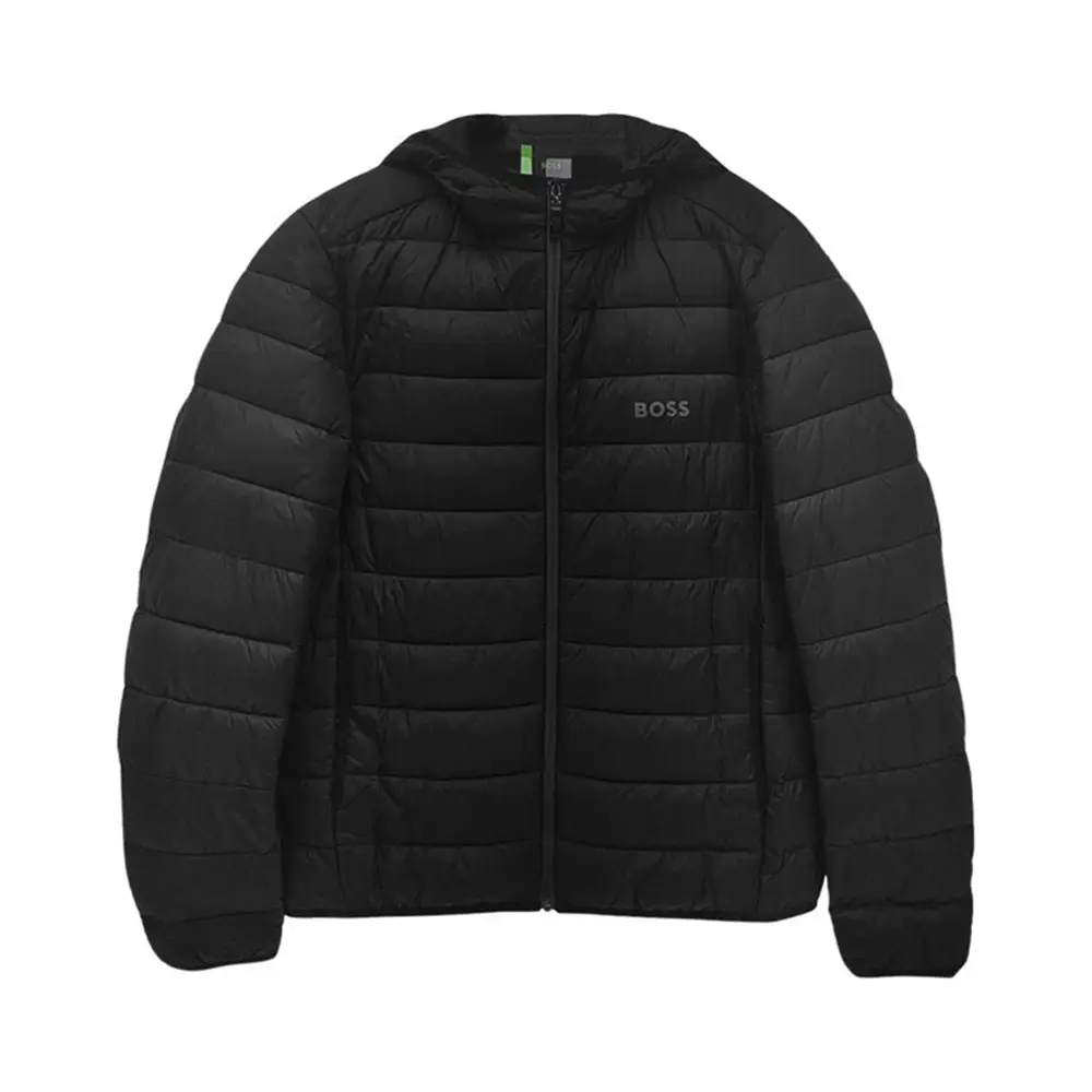 Black hugo boss coat online