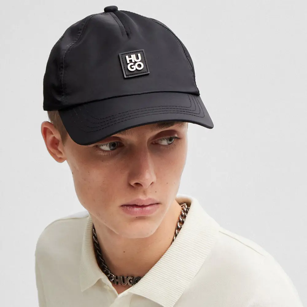 Hugo Boss Jude-ME Stacked Logo Cap Black – voilà.id