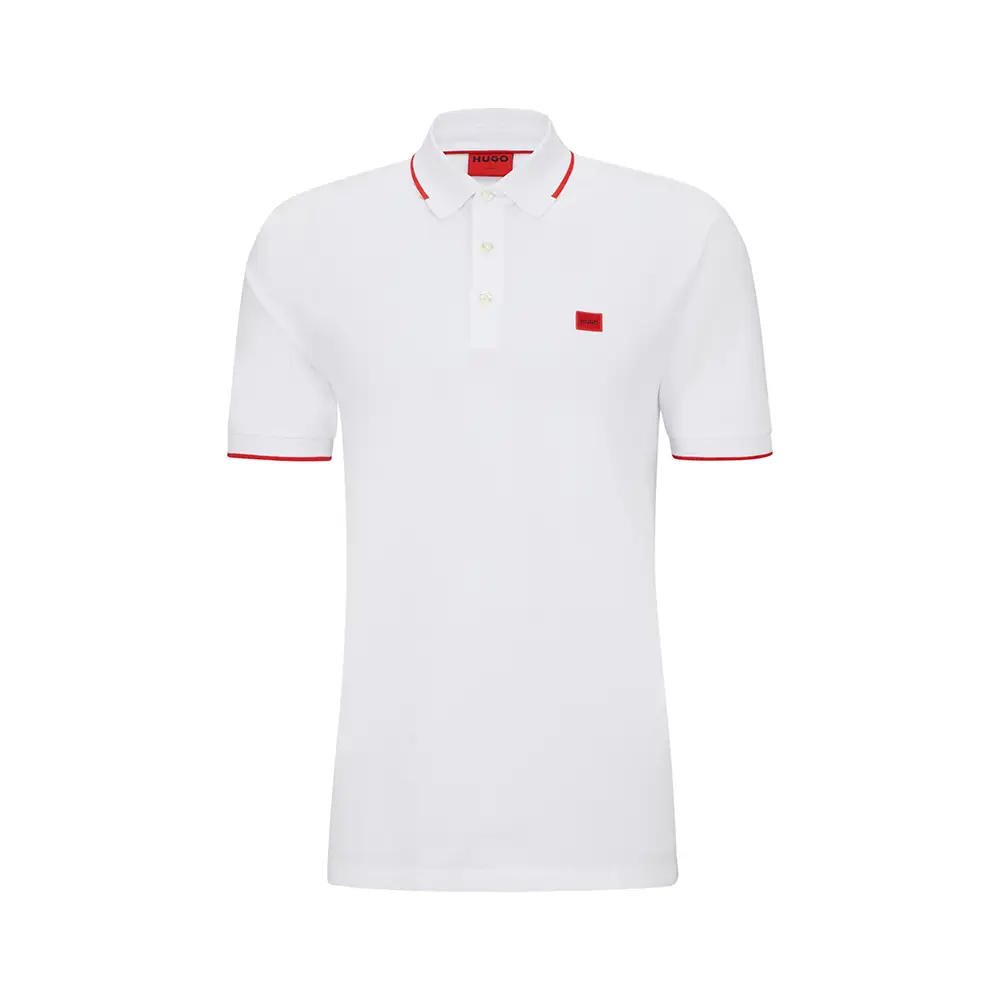 Hugo Boss Deresino232 Logo Label Polo Shirt Dark Blue – voilà.id