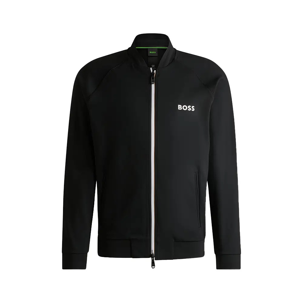 Hugo Boss Samoo MB Zip-Up Sweatshirt Black – voilà.id