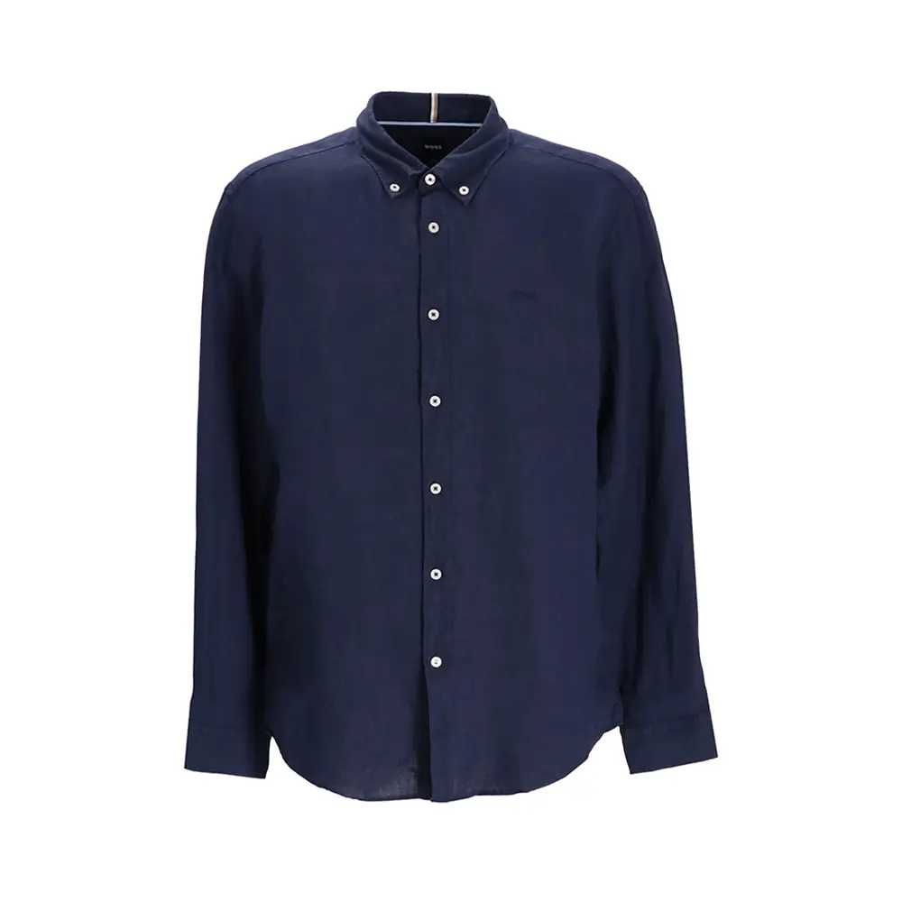 Fred Perry Button Down Collar Shirt Blue Snow – voilà.id