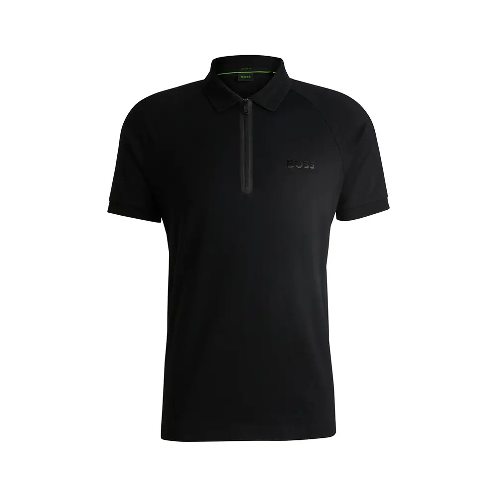 Tシャツ・カットソー Hugo Boss FW22 POLO WITH LOGO (50476933_10241785654) BOSS - Oxford-cotton-piqué polo shirt with logo detail