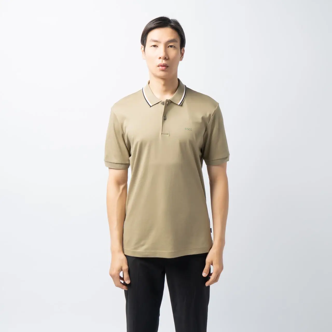 Hugo Boss Penrose 38 Polo Shirt Khaki Green – voilà.id