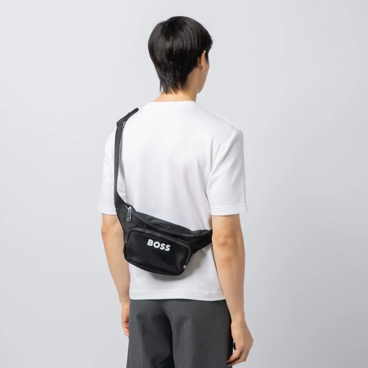 Hugo Boss Catch 3.0 Logo Bumbag Black – voilà.id