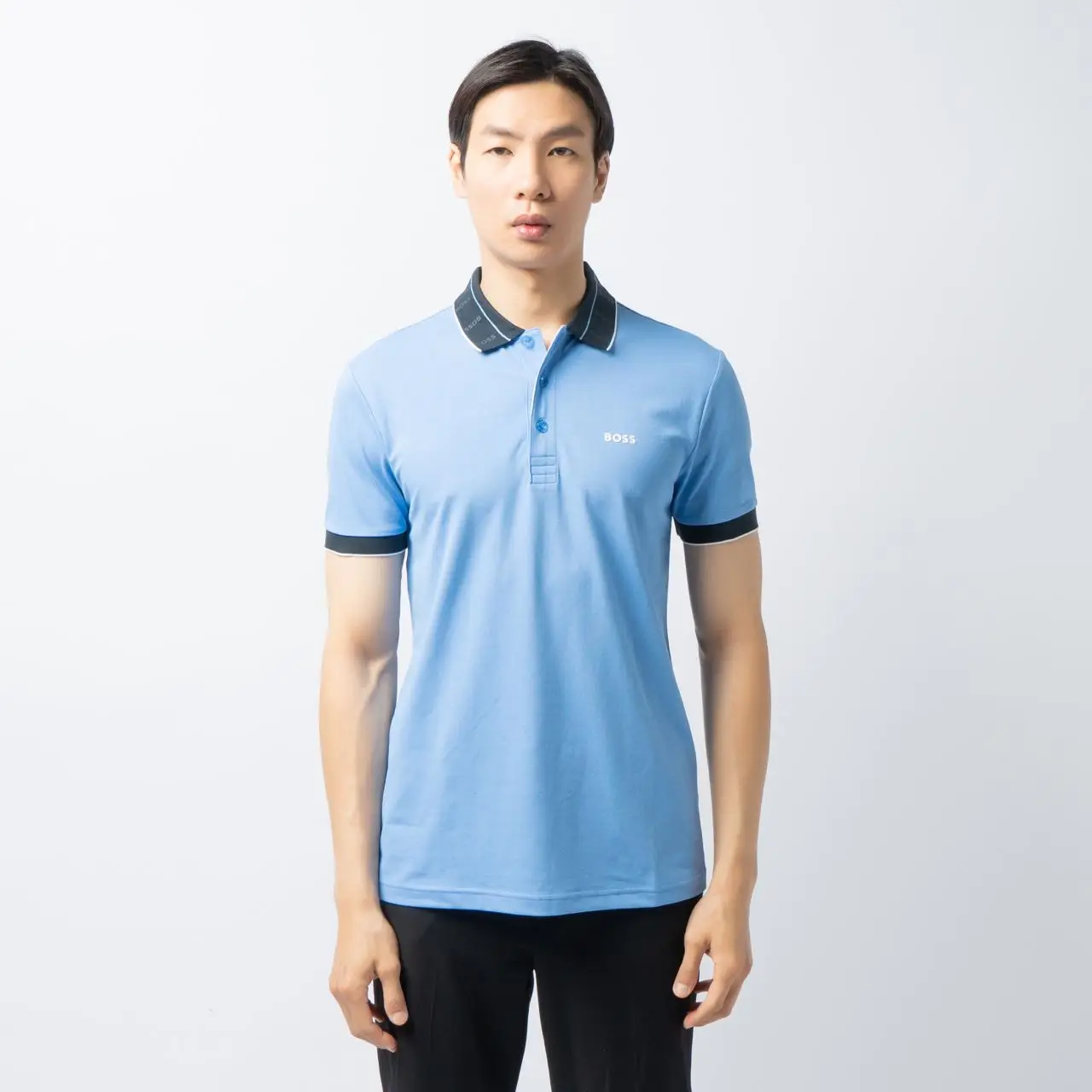 Tシャツ・カットソー Hugo Boss FW24 'Prout 141' polo shirt (50521116 373) BOSS Pique H-Prout 141 Polo Shirt