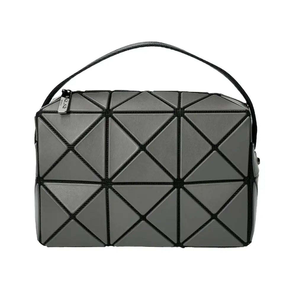 Bao Bao Issey Miyake Cuboid Matte Crossbody Bag Light Grey – voilà.id