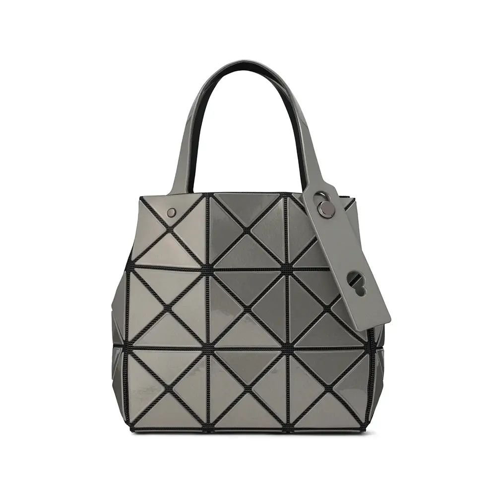 Bao Bao Issey Miyake Carat Small Handbag Gunmetal – voilà.id