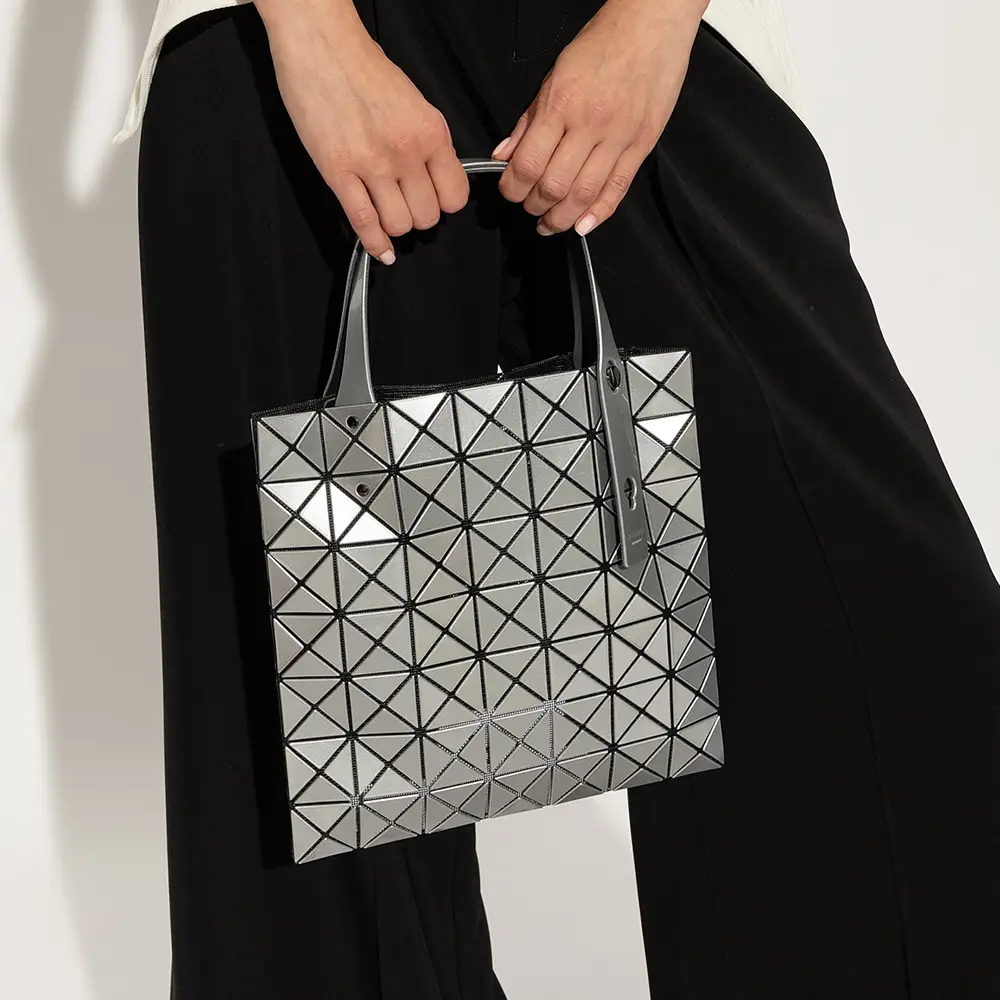Bao Bao Issey Miyake Prism Tote Bag Silver 7x7 – voilà.id
