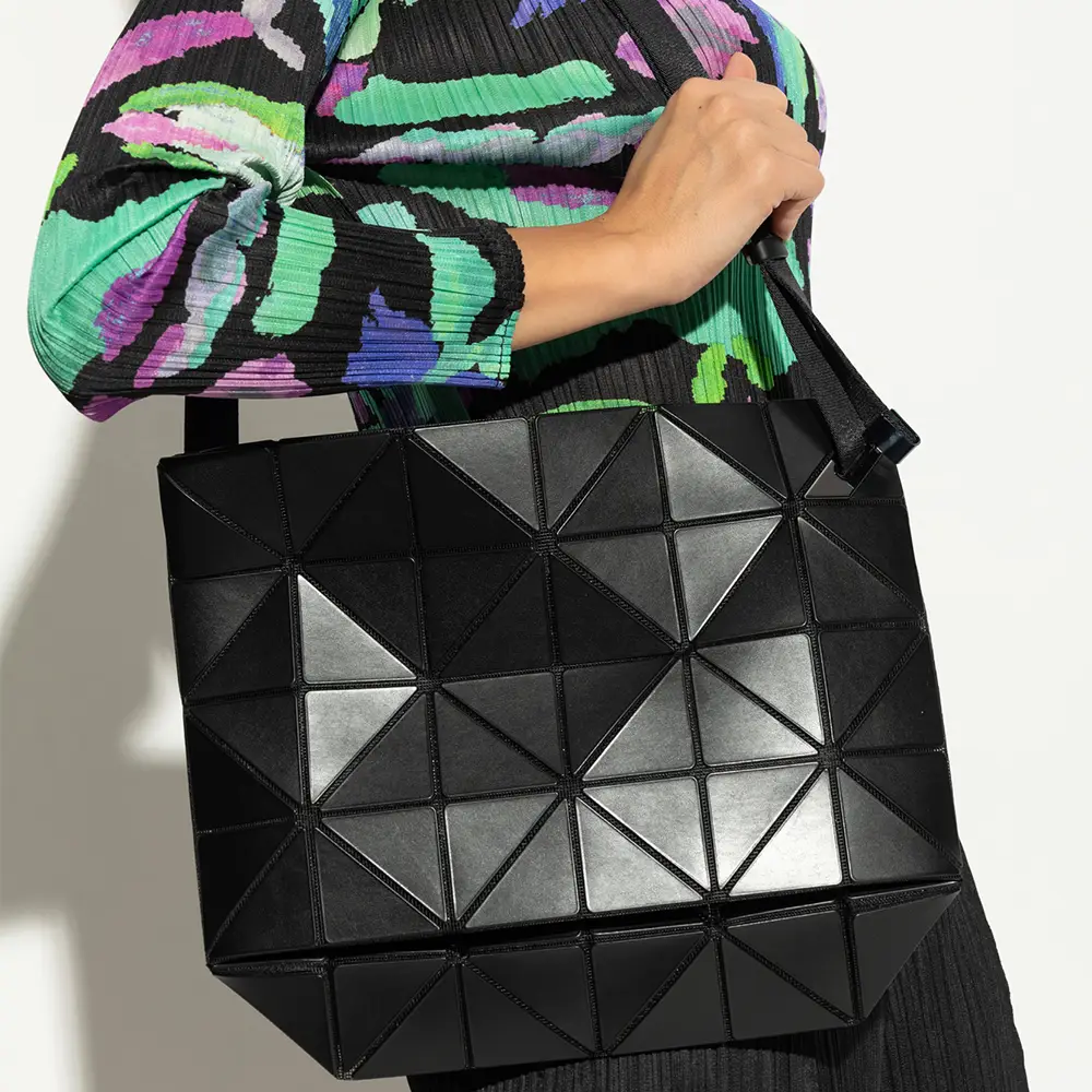 Issey Miyake Blocky Small Shoulder Bag Black – voilà.id