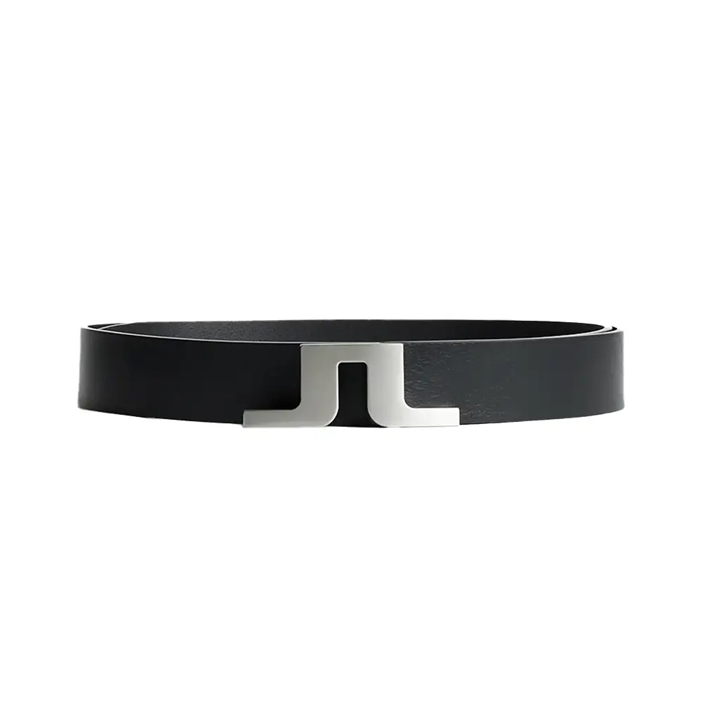 J.Lindeberg Bridger Nickel Free Silver Buckle Belt 30mm