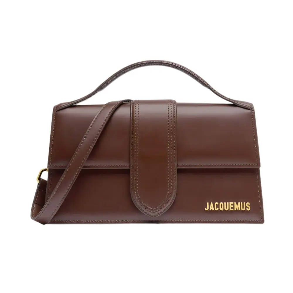 Jacquemus Le Grand Bambino Smooth Leather Handbag Dark Navy