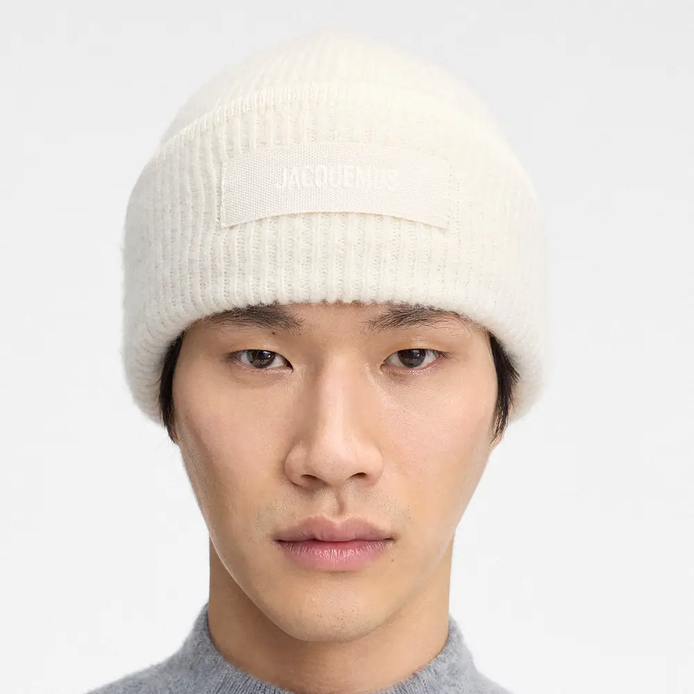 Jacquemus Le Bonnet Gros Grain アルパカブレンドキャップ JACQUEMUS Le Bonnet Gros Grain alpaca-blend beanie | Harvey