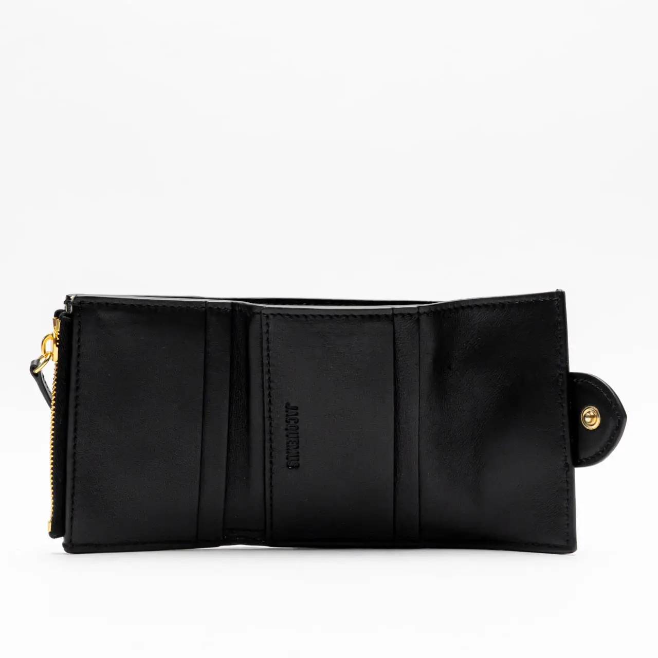 Jacquemus Le Compact Bambino Flap Wallet Black – voilà.id