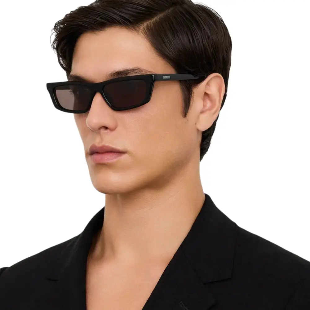 Jacquemus Trapezi Sunglasses Black – voilà.id