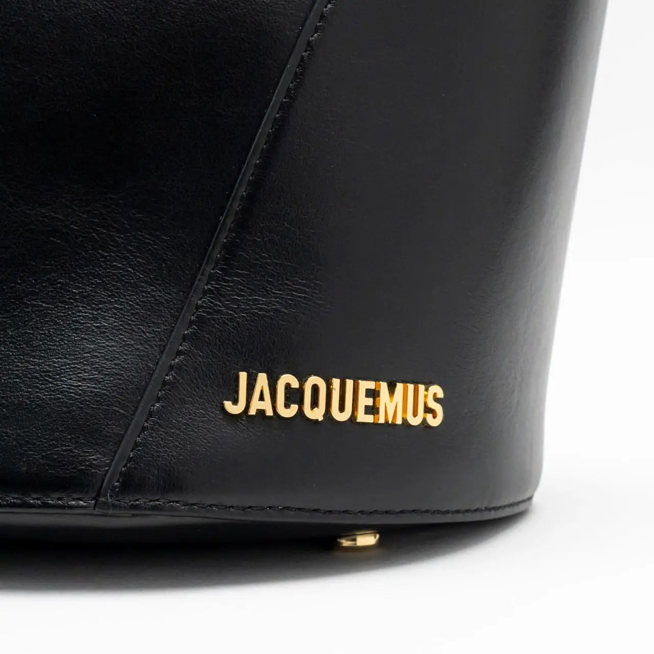 Jacquemus Le Petit Tourni Knot Detailed Leather Top Handle